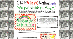 Desktop Screenshot of childslavelabor.com
