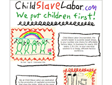 Tablet Screenshot of childslavelabor.com